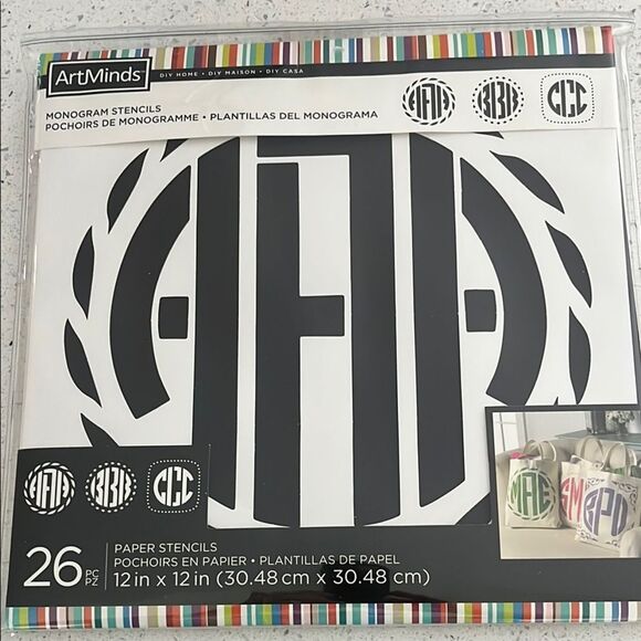 Art Minds Black and White Paper Stencils Set - Picture 5 of 7